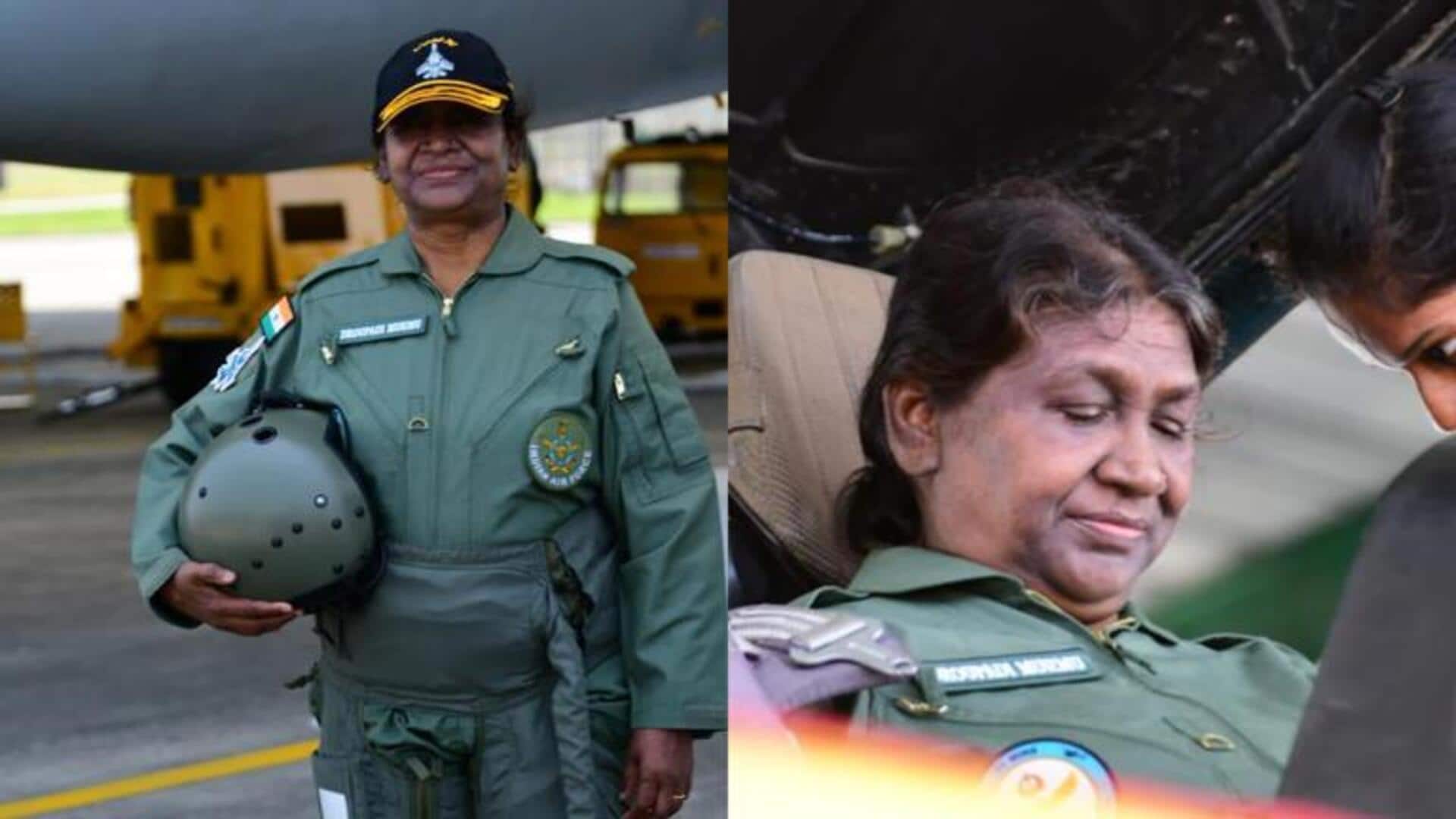 President Droupadi Murmu flies sortie in Rafale jet
