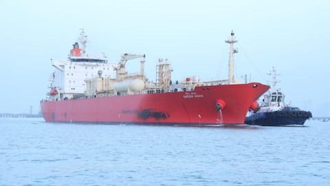 Indian vessel carrying over 15,000 tons of LPG reaches Mumbai