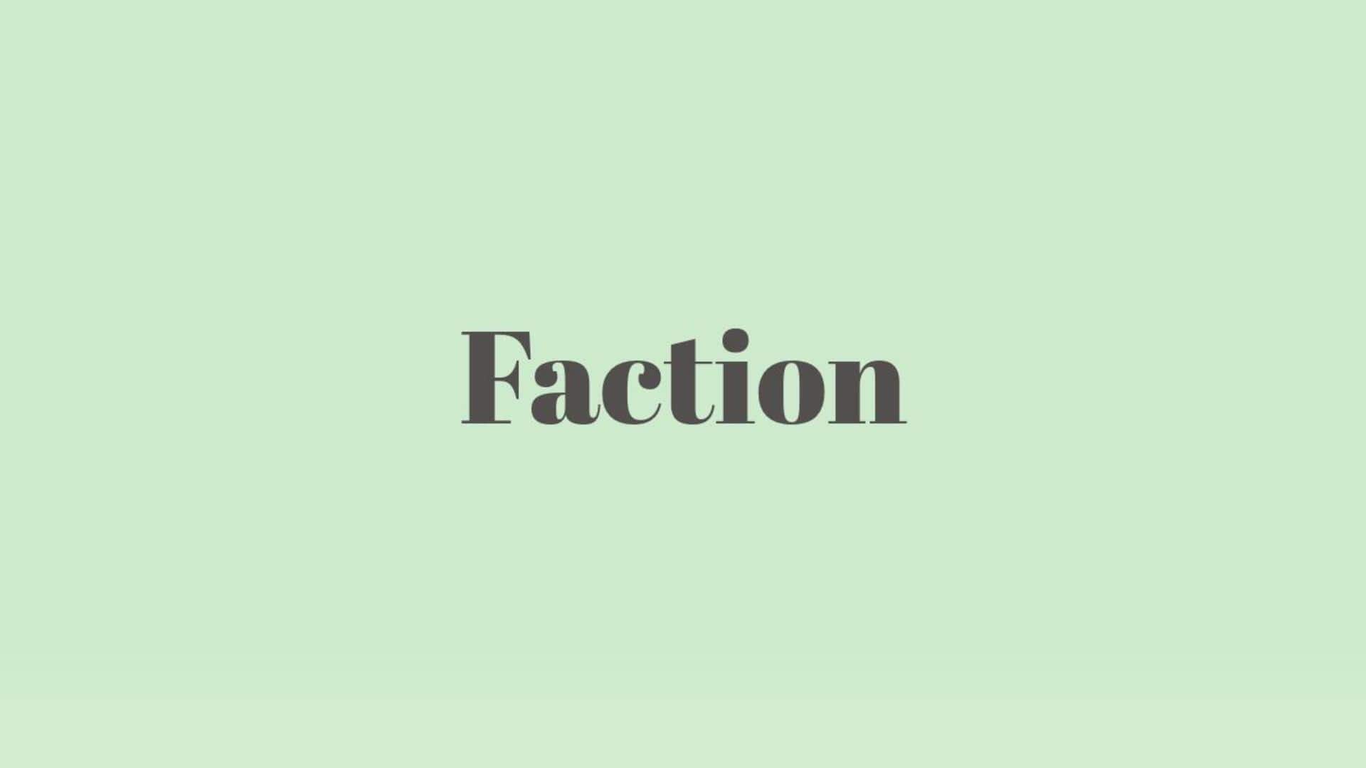Word of the Day: Faction
