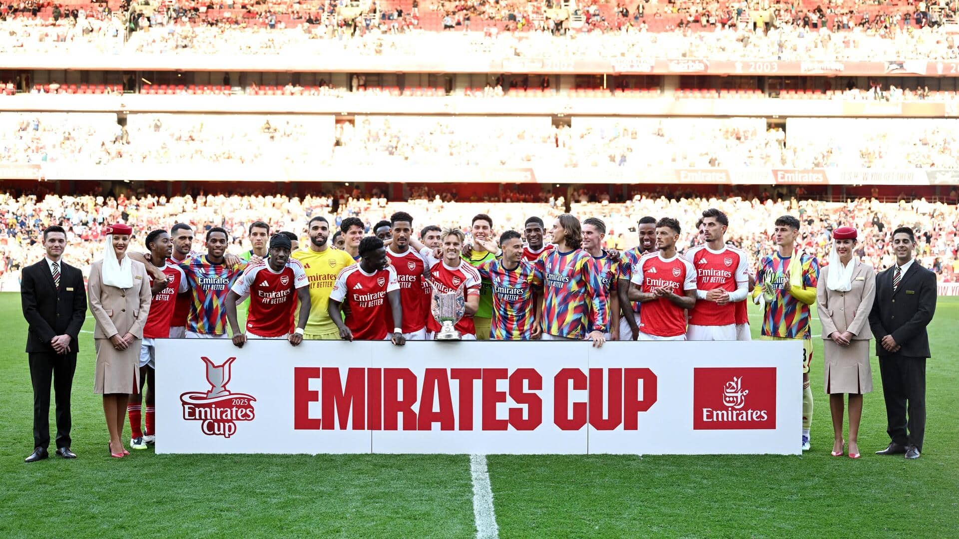 Arsenal beat Athletic Club 3-0 to end their pre-season campaign