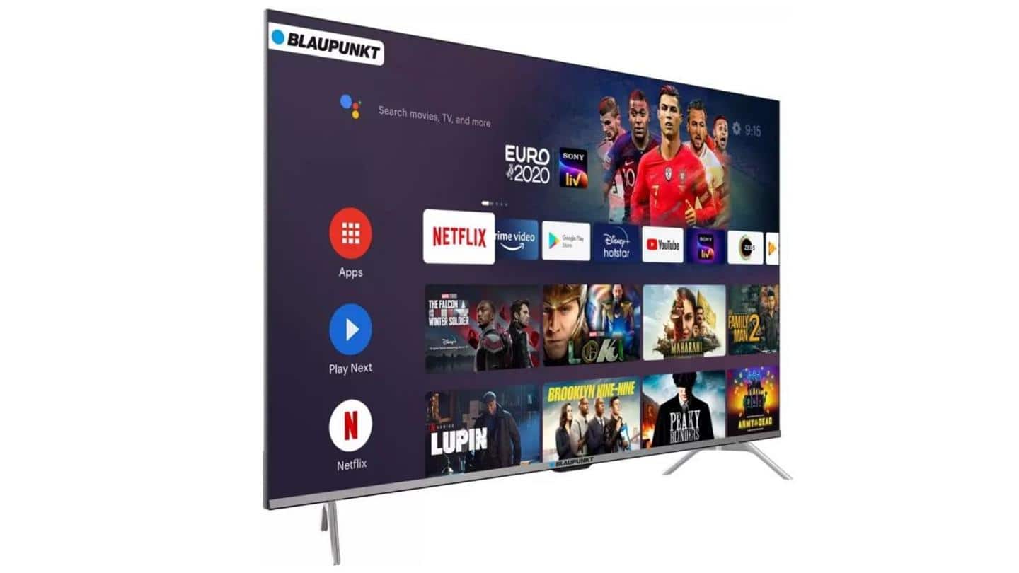 Android TV 10 with clean UI and quick settings menu Android TV 10 with clean UI and quick settings menu