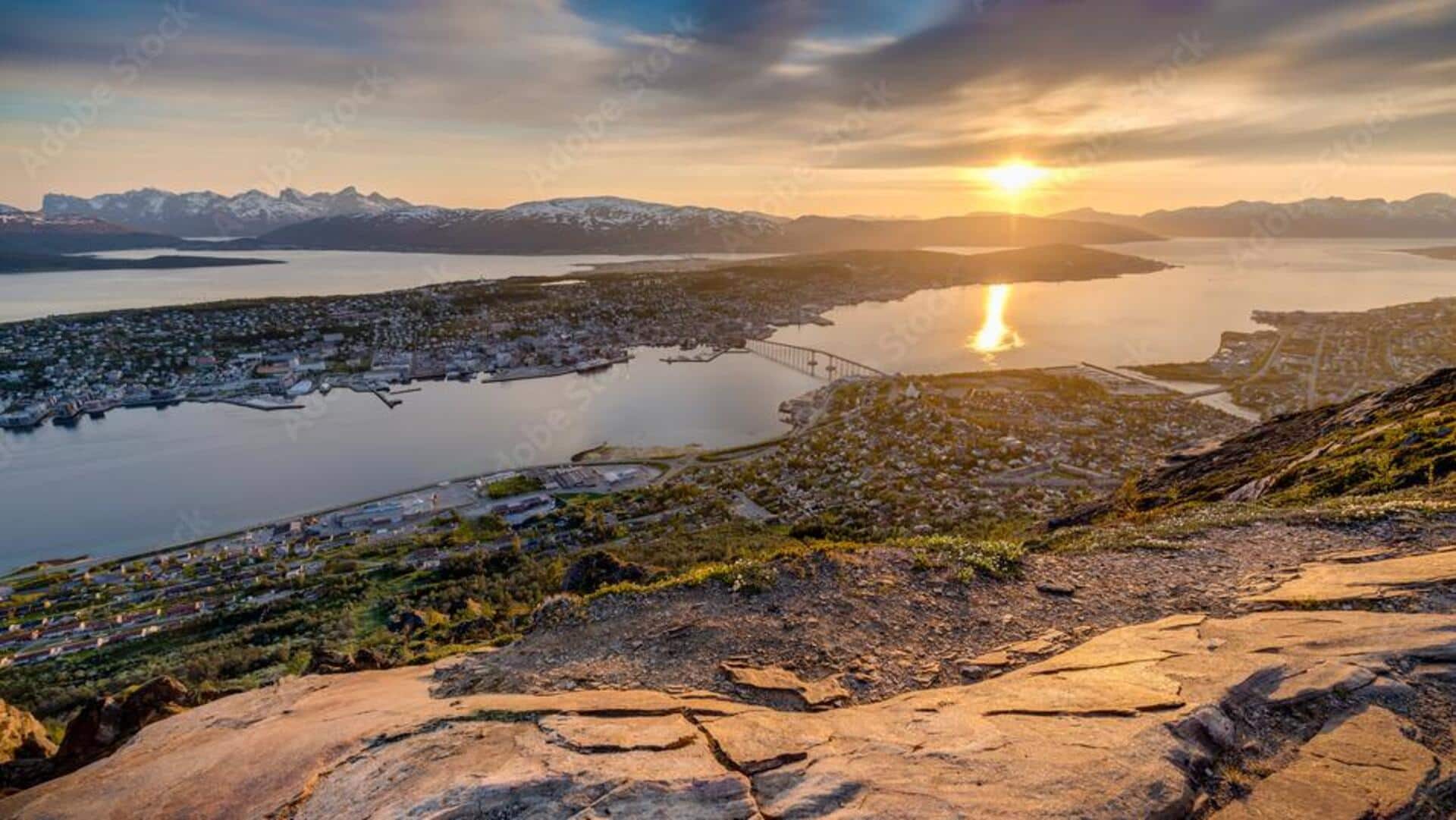 Midnight sun in Tromso is an attraction you can't miss