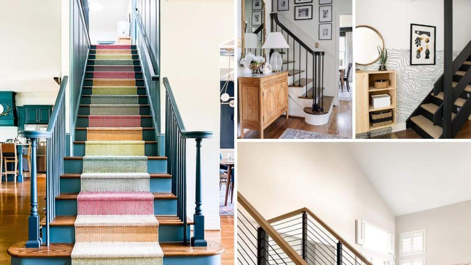 Wishing for a staircase makeover? Here are some decor ideas