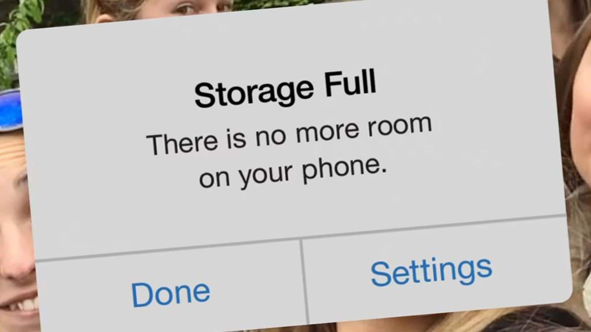 These hacks can solve your 'no space for photos' problem