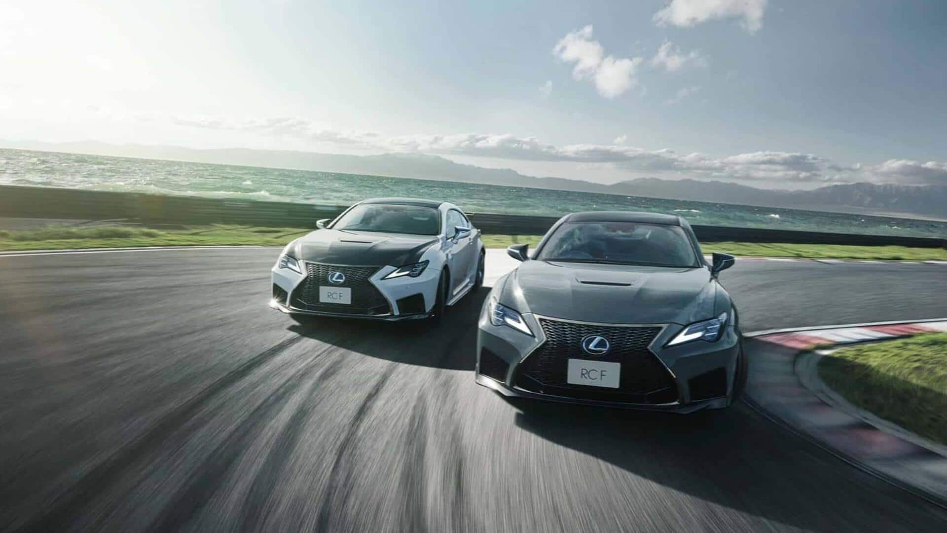 Lexus RC F Enthusiast and Emotional Touring editions go official