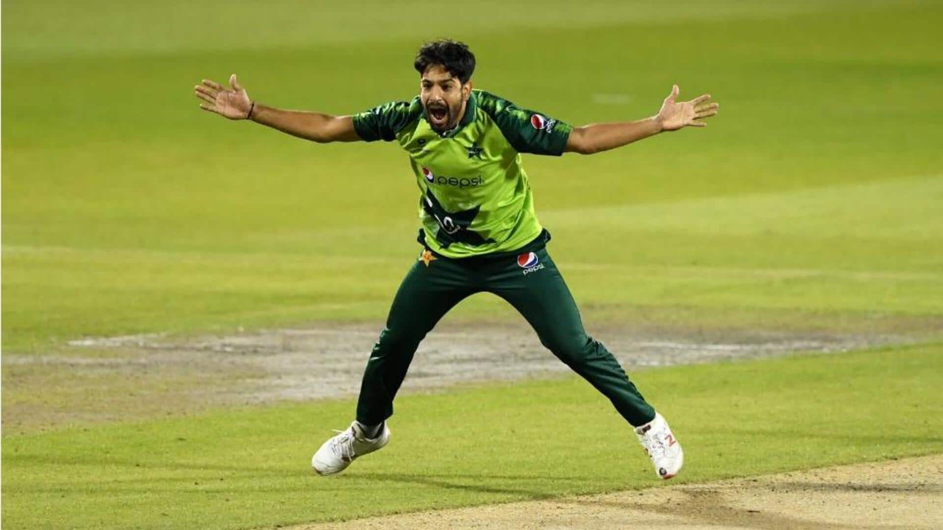 Haris Rauf becomes third-highest taker for Pakistan in T20Is