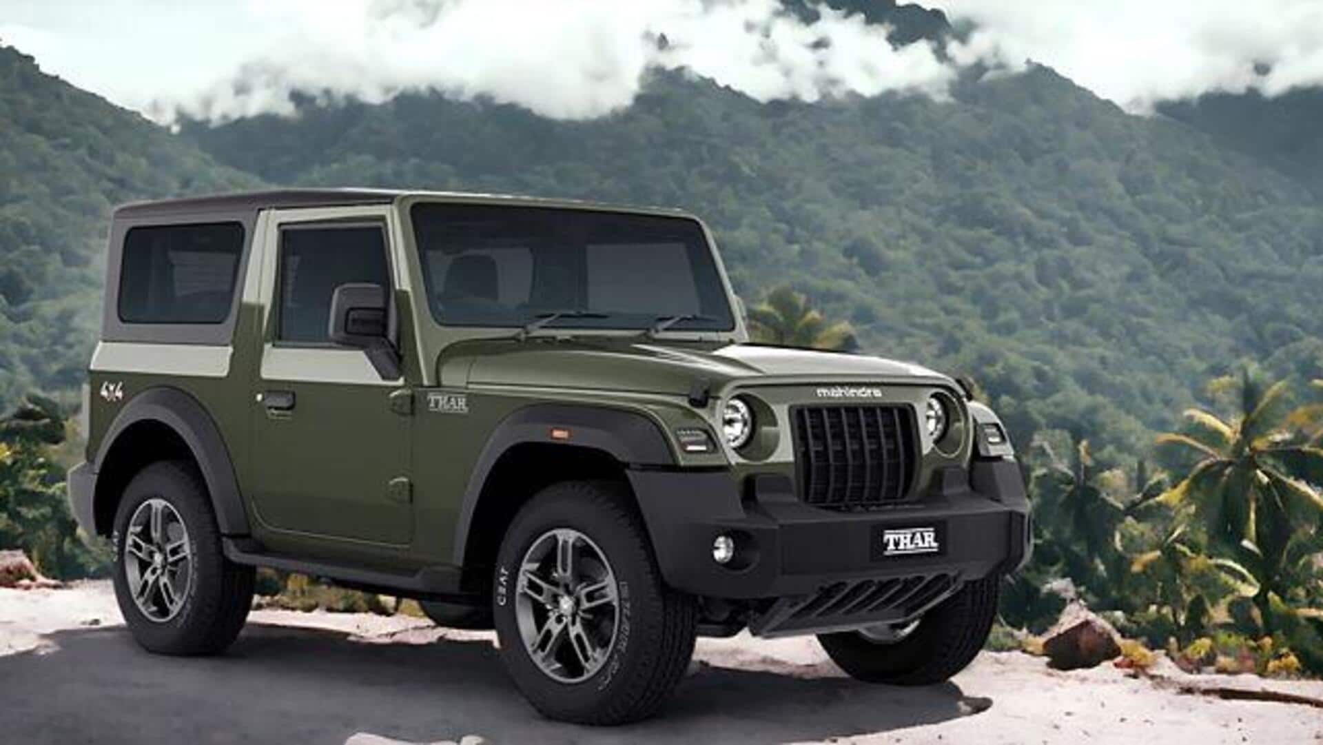 Mahindra Thar's Deep Forest color variant now available at dealerships