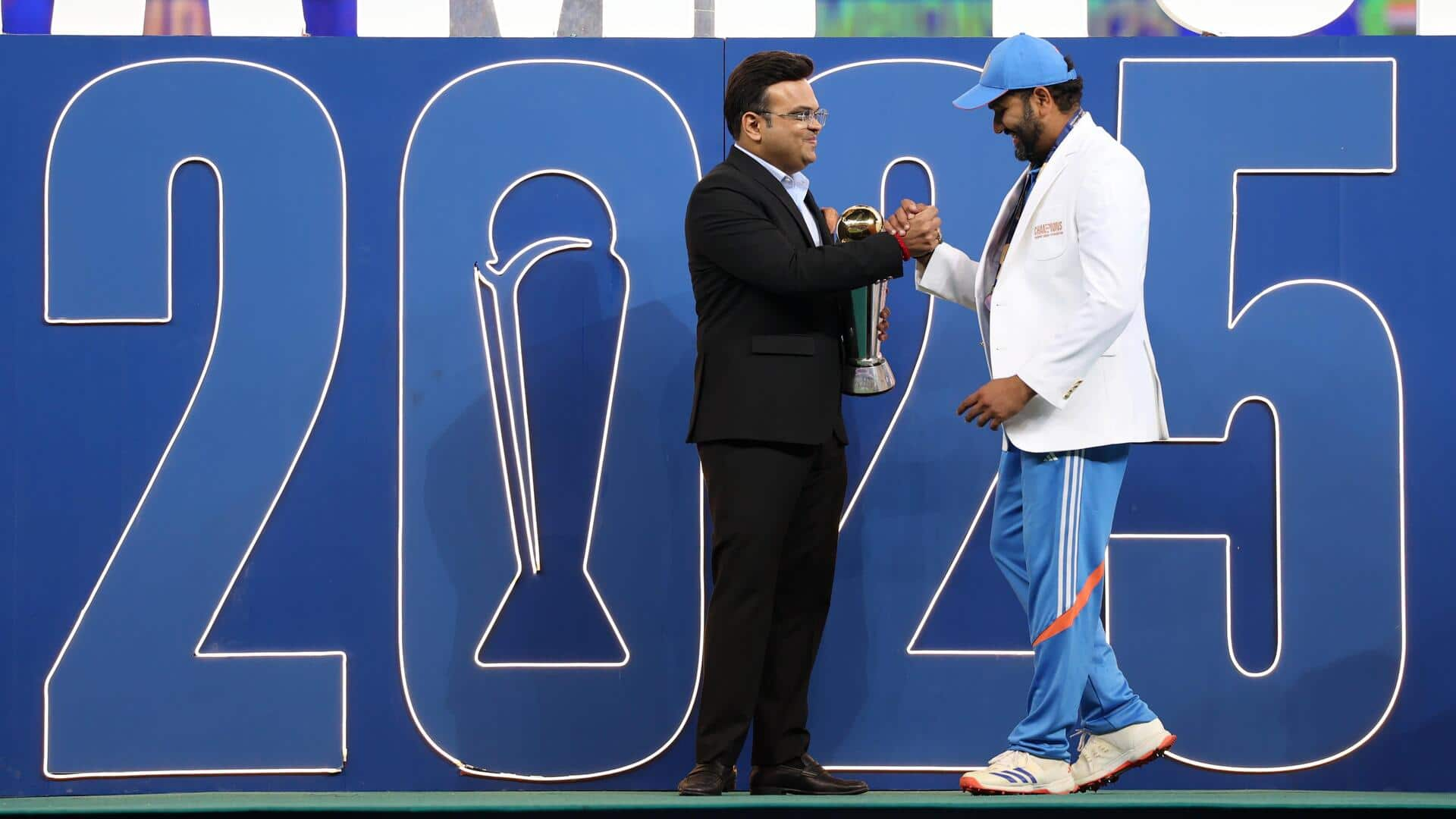 Why no PCB official attended the Champions Trophy presentation ceremony