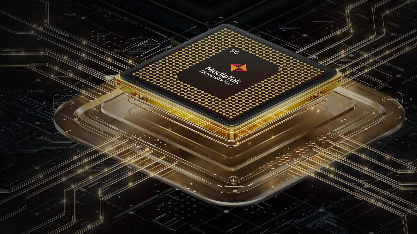 It is backed by a Dimensity 700 processor It is backed by a Dimensity 700 processor