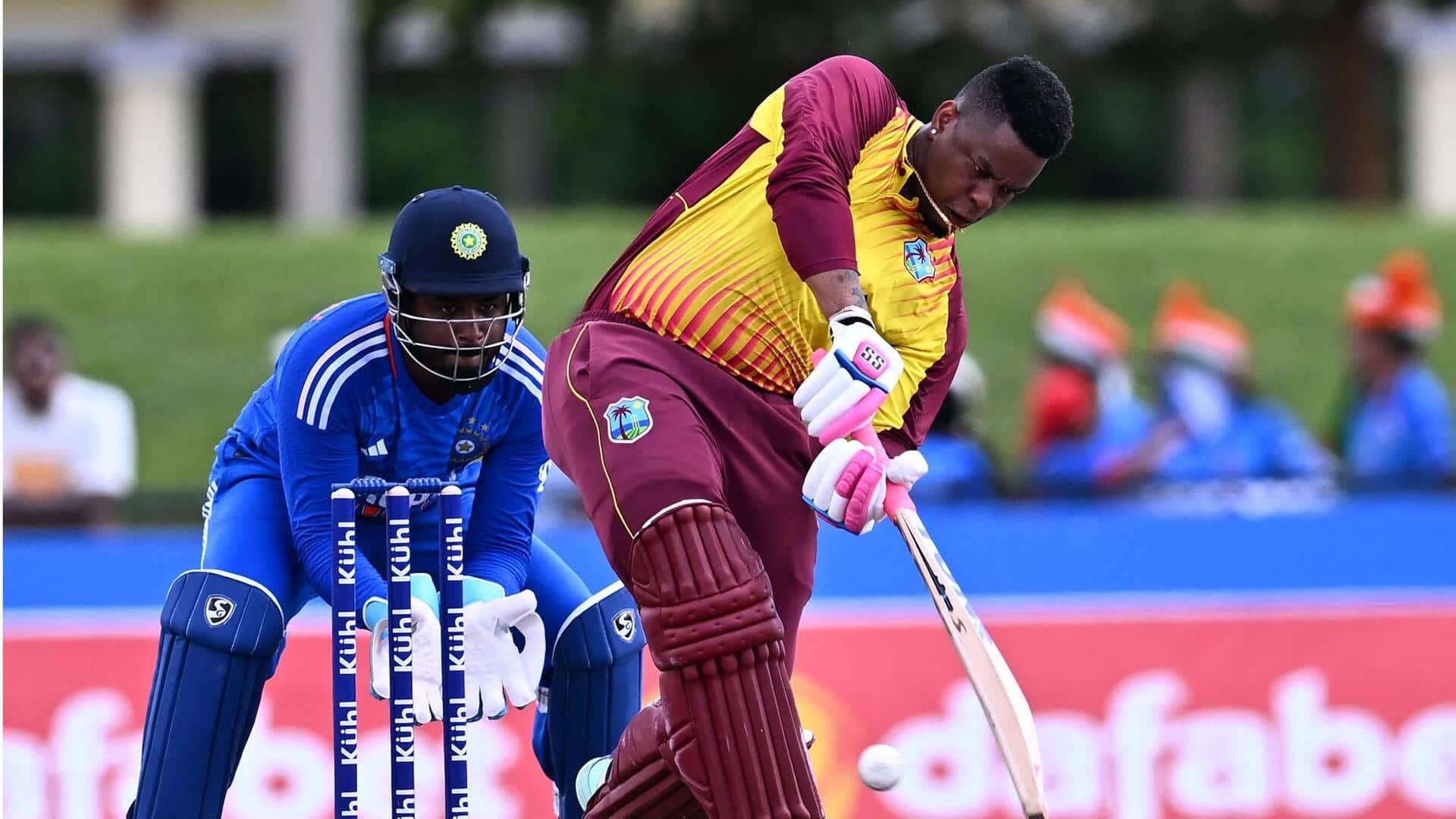 Shimron Hetmyer completes 1,000 T20I runs: Key stats