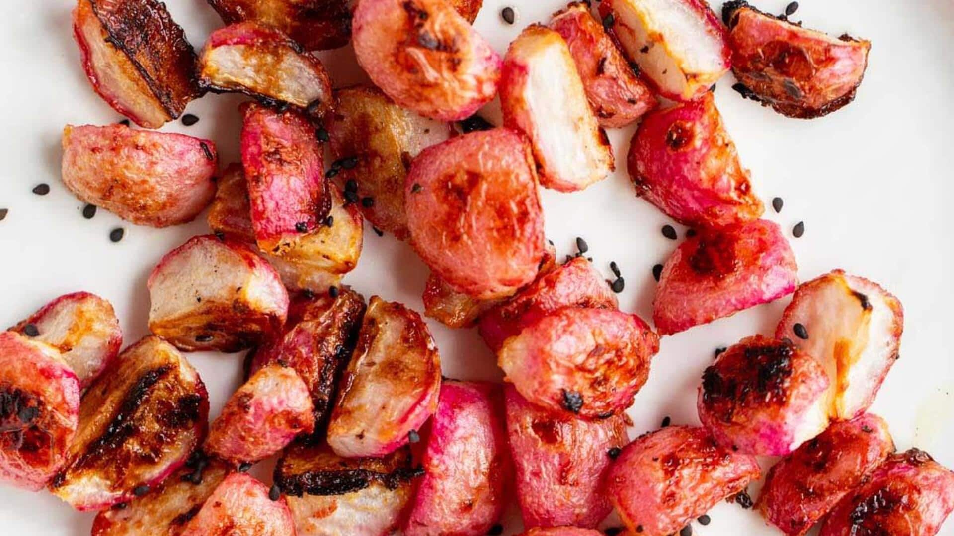 Like radish-black sesame combo? Try these recipes