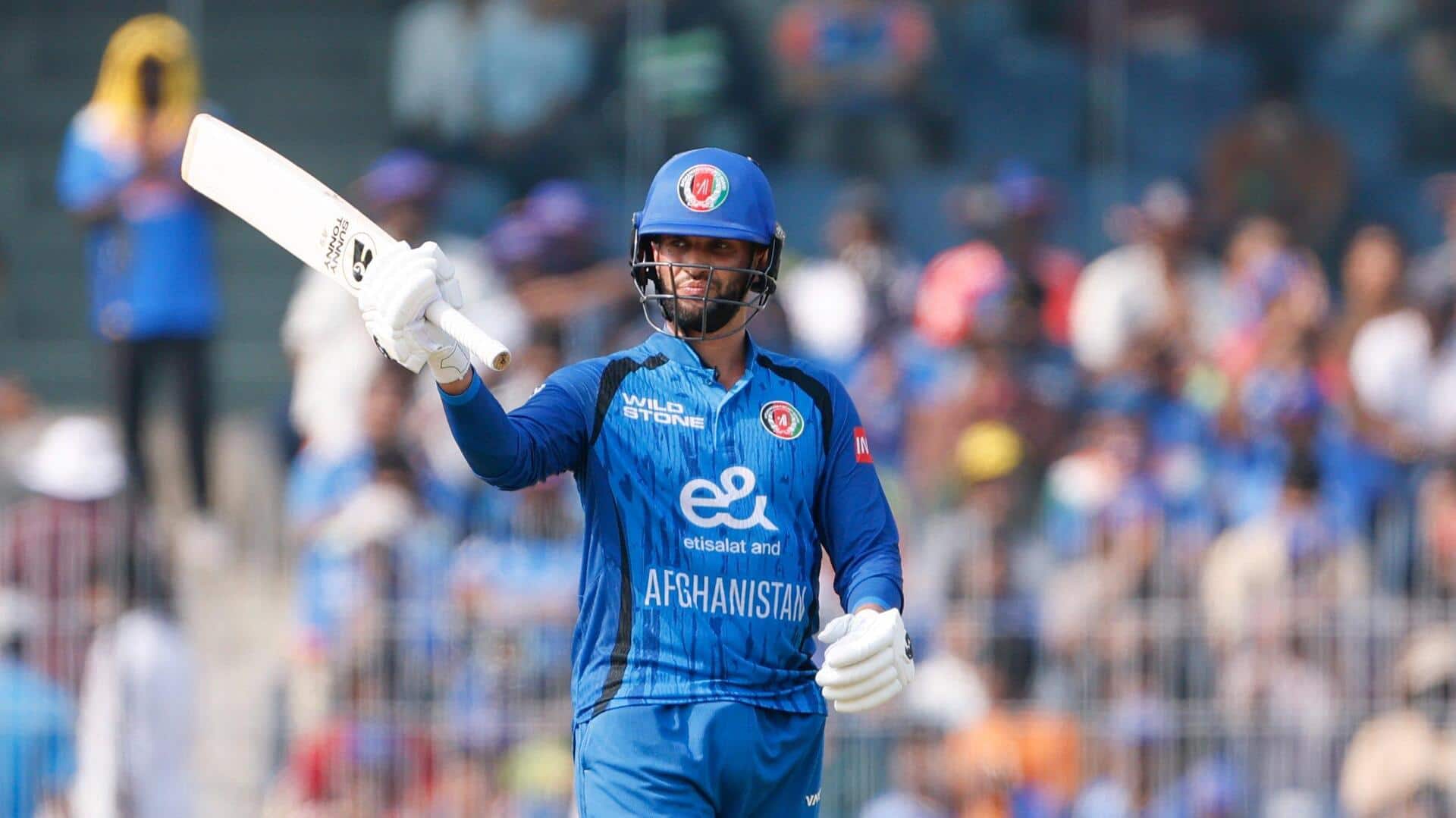 Azmatullah Omarzai hammers his second ODI fifty versus India: Stats 
