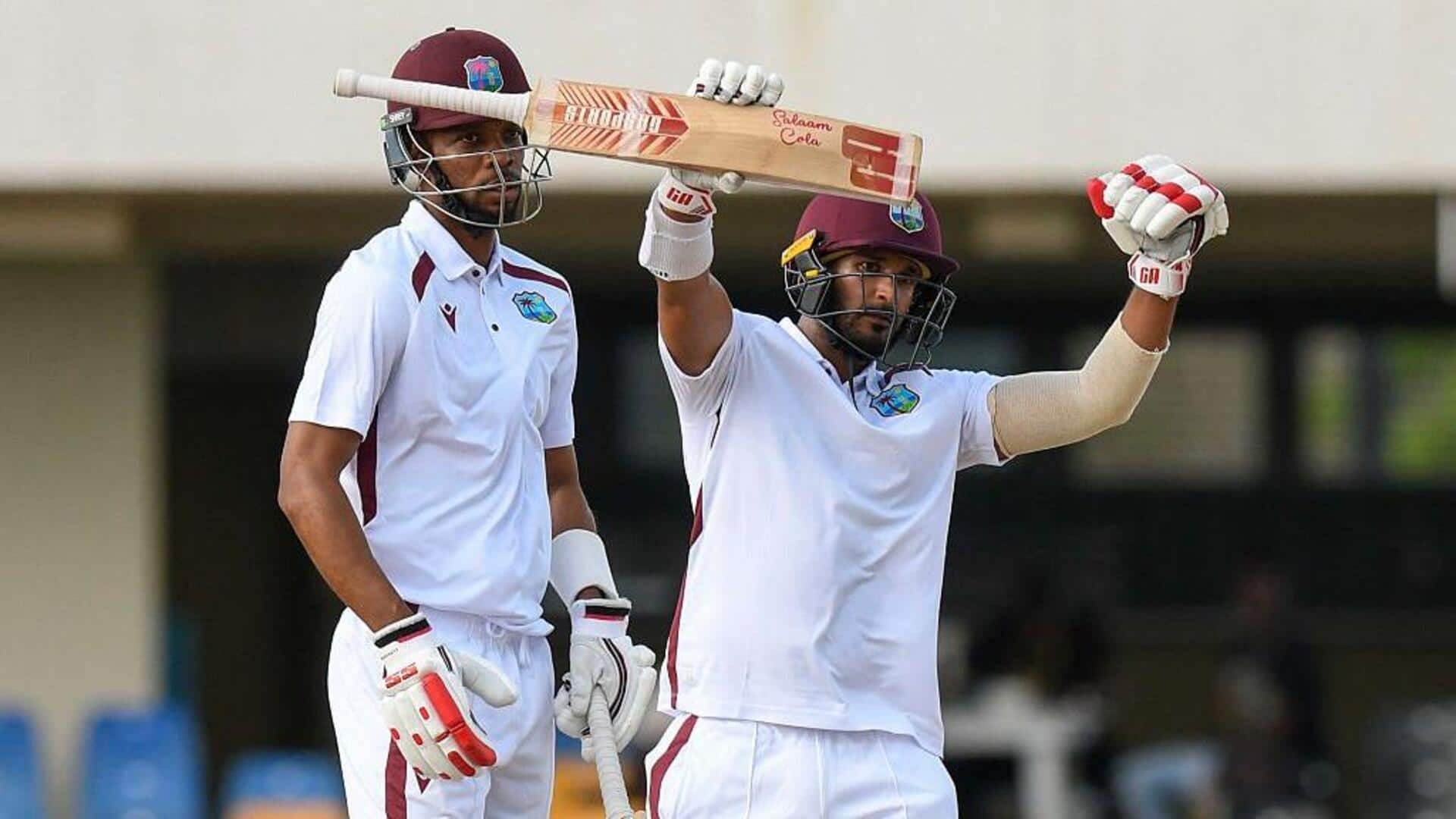West Indies's Amir Jangoo slams his maiden Test hundred: Stats