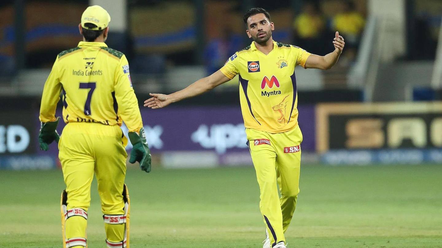 Chahar has nine wickets in powerplay in IPL 2021 Chahar has nine wickets in powerplay in IPL 2021