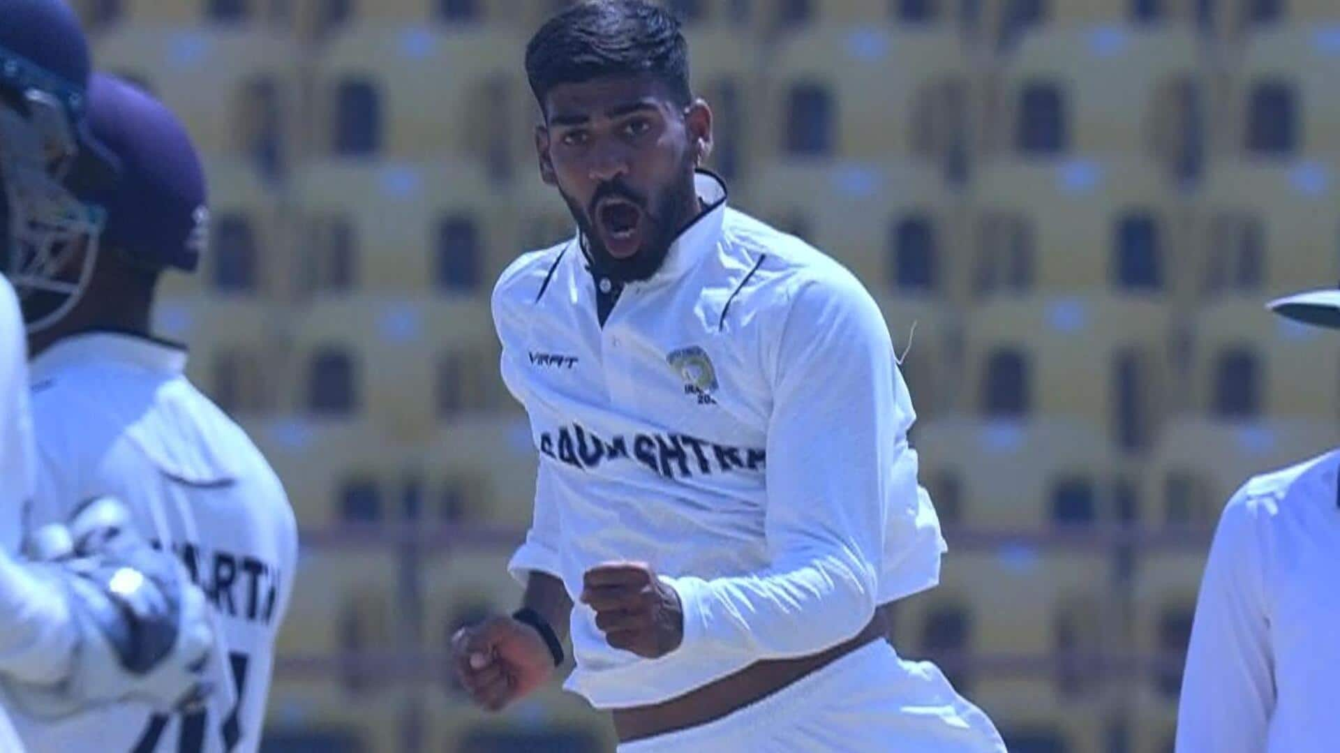 Irani Cup final: Parth Bhut takes 12 wickets, scripts history