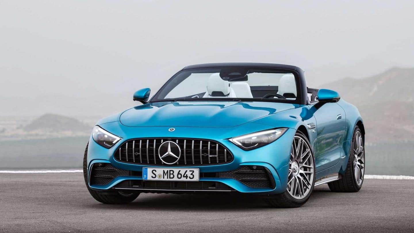 Mercedes-AMG SL43 roadster, with F1 engine technology, goes official