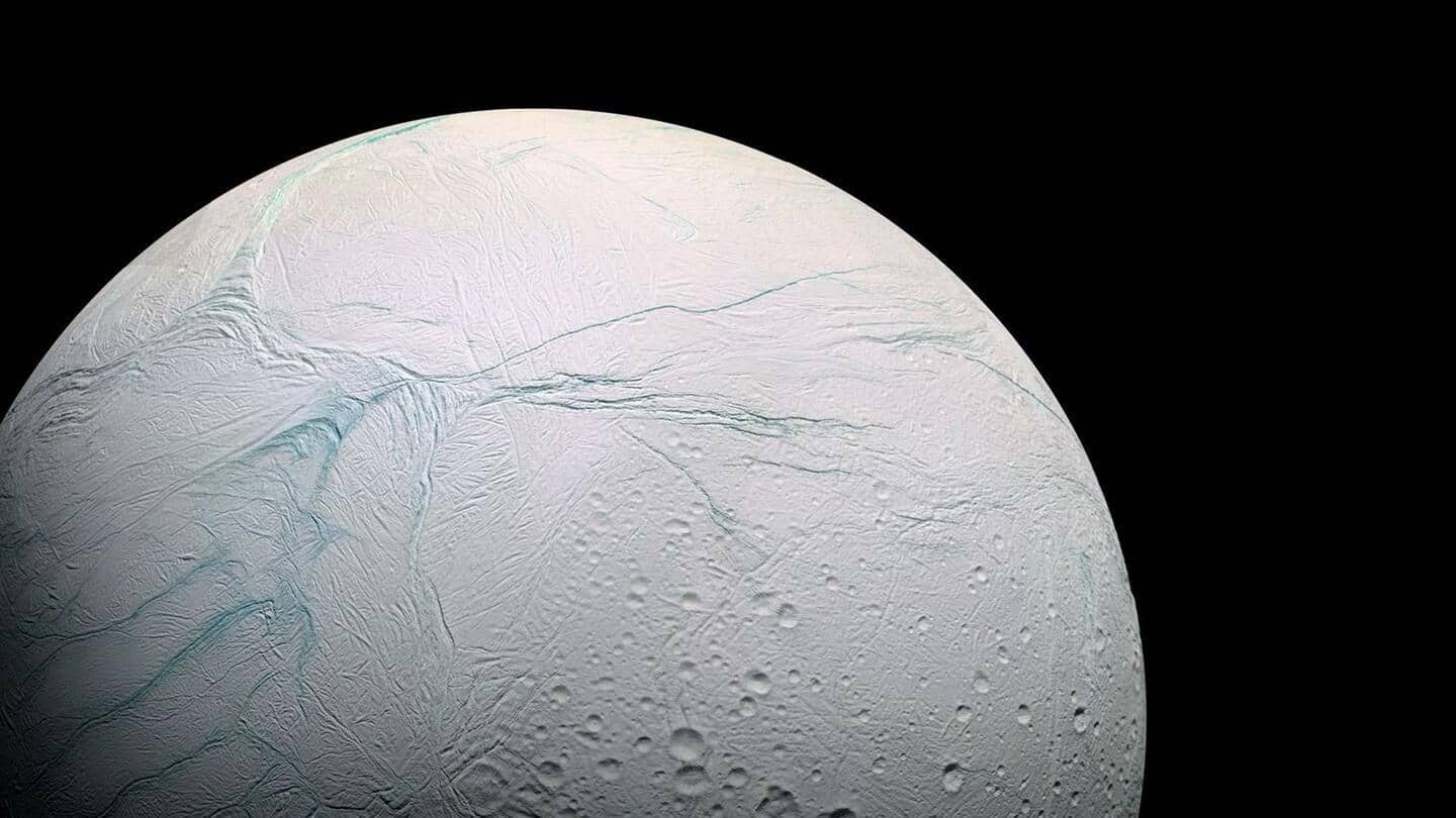 NASA shares stunning image of Saturn's icy moon Enceladus