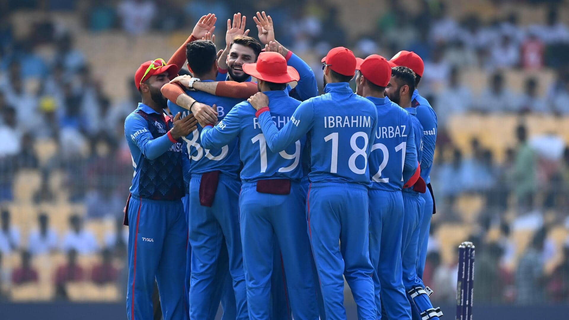 Afghanistan register their second-lowest total in ODI World Cup history