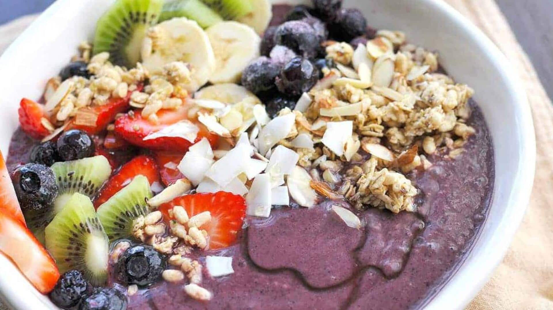 Try these delicious acai vegan bowl ideas