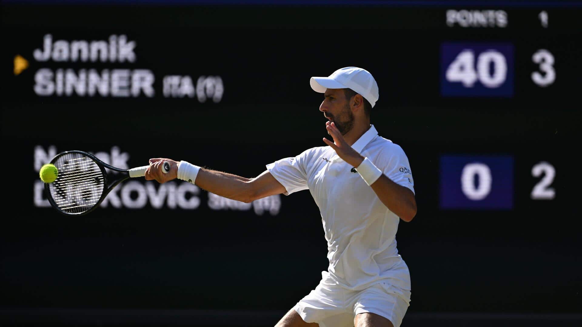 Jannik Sinner outmuscles Novak Djokovic in Wimbledon semi-final: Key stats