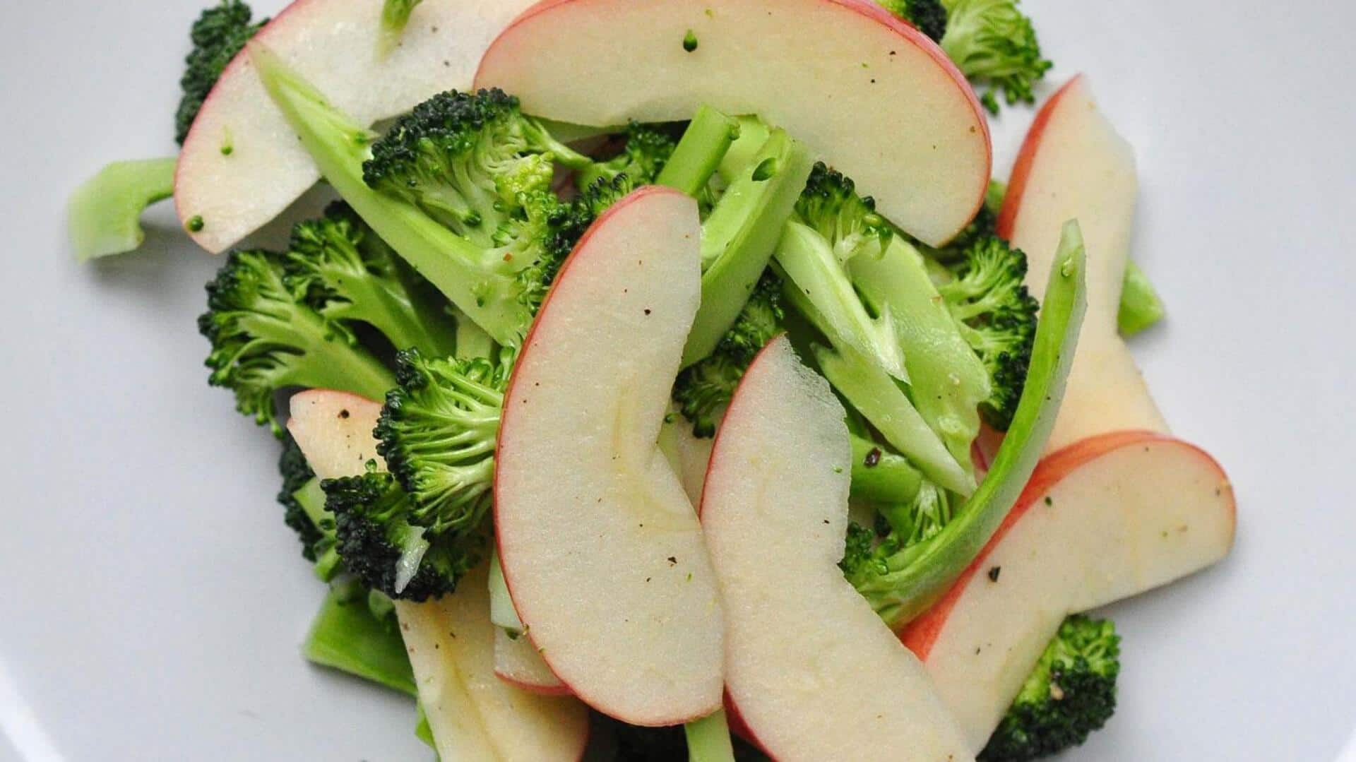 Apple-broccoli combo? Yes, you should try it right away!