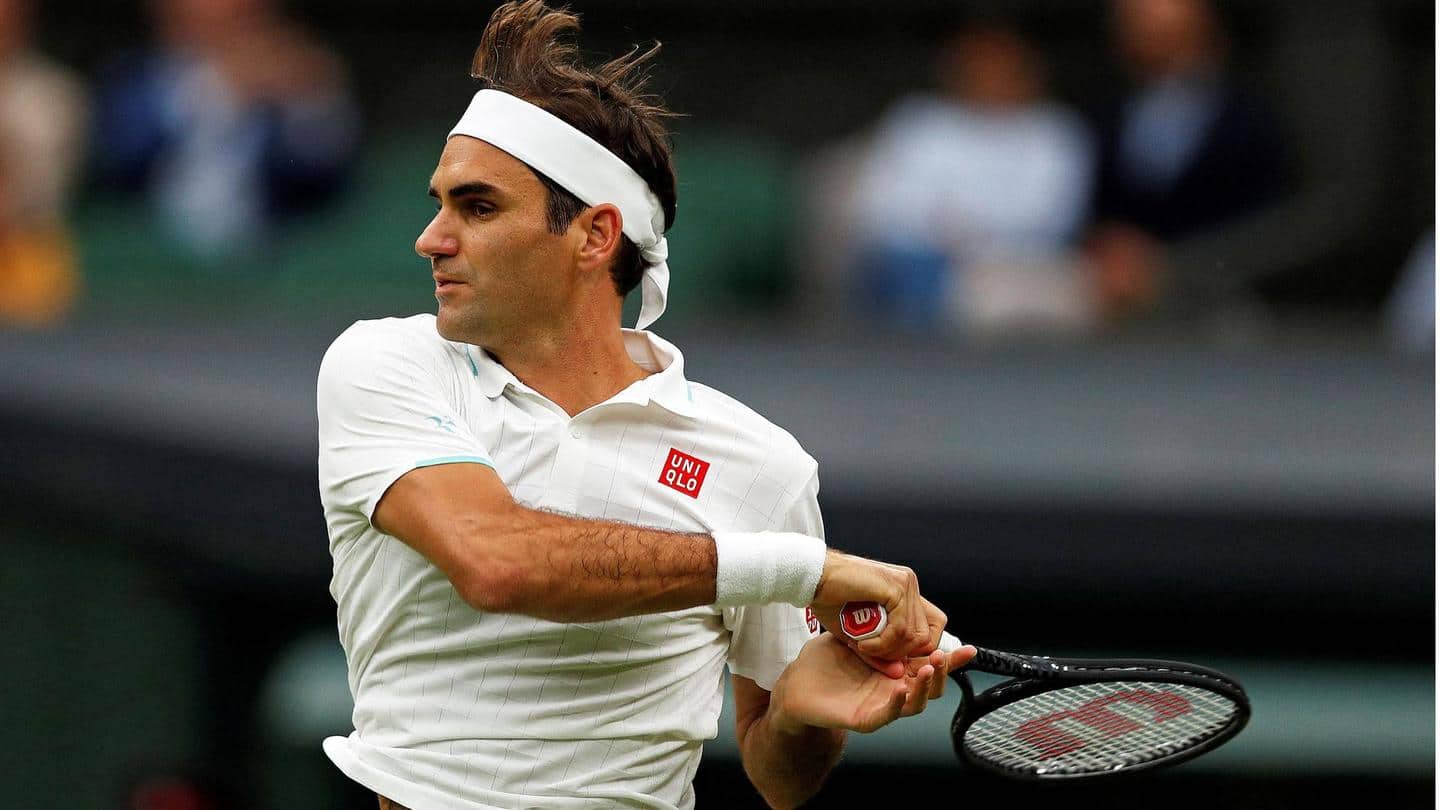 2021 Wimbledon: Mannarino retires through injury; Roger Federer advances