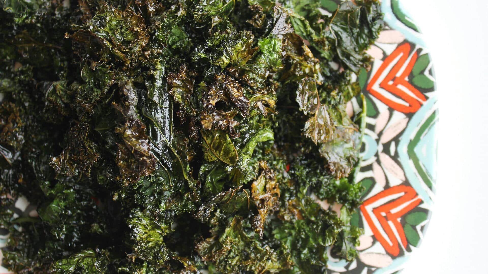 Swap your chips! Try these guilt-free homemade kale crisps