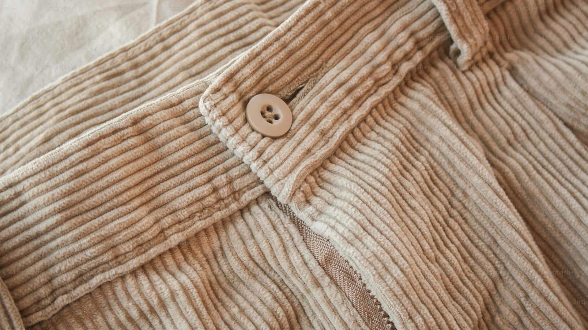 Corduroy pants: A winter wardrobe staple