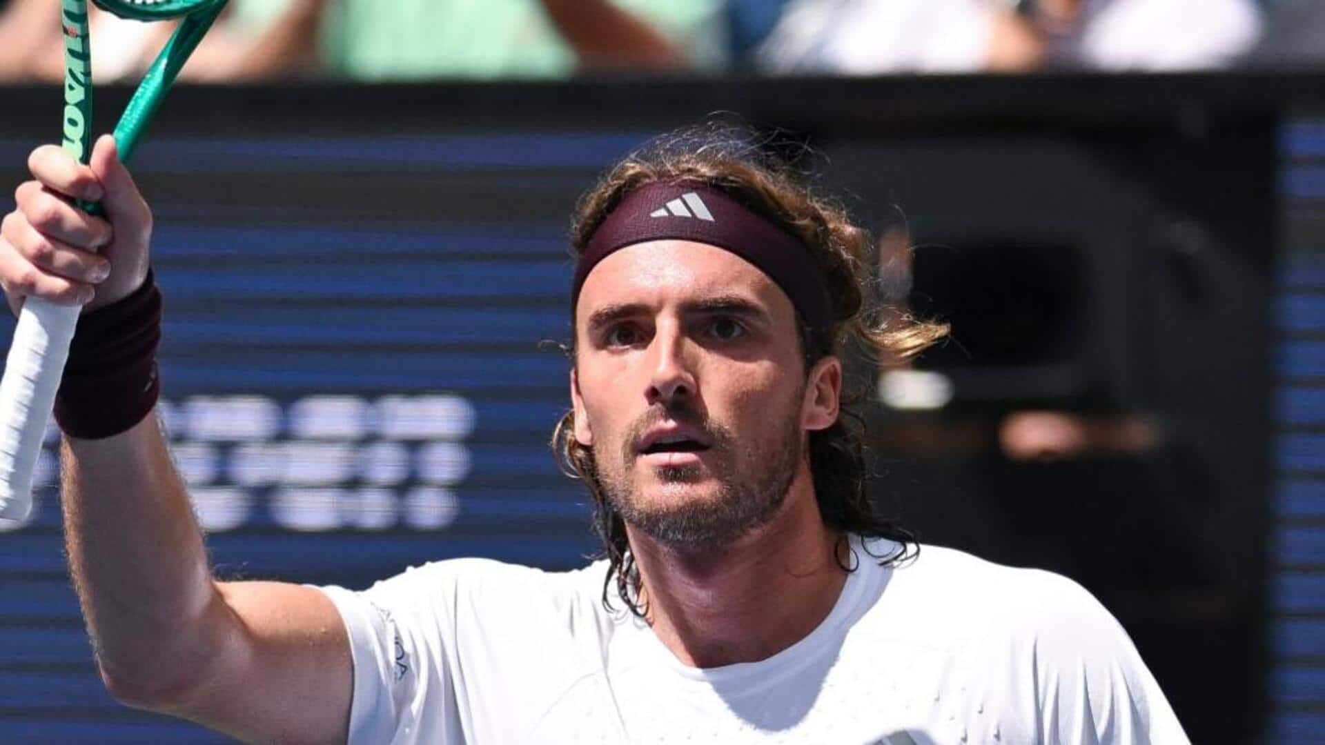 US Open: Stefanos Tsitsipas stages stunning comeback against Arthur Fils