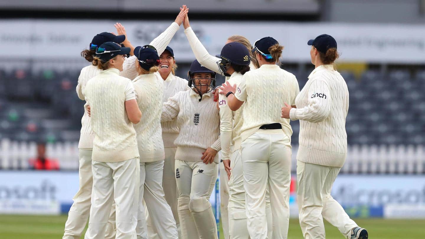 England likely to win one-off Test on final day England likely to win one-off Test on final day