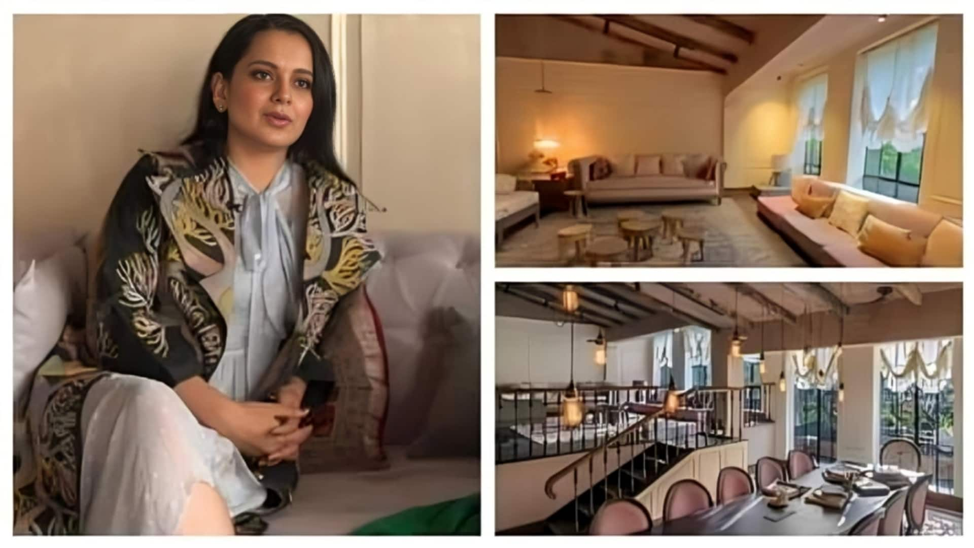 French doors, editing studio: Inside Kangana Ranaut's ₹40cr on-sale bungalow