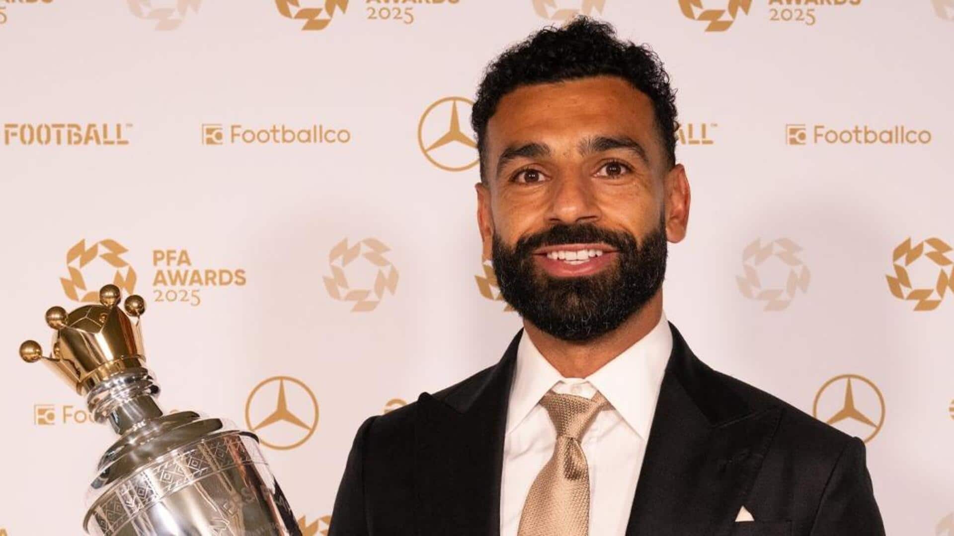 Mohamed Salah makes history with PFA award: Details here