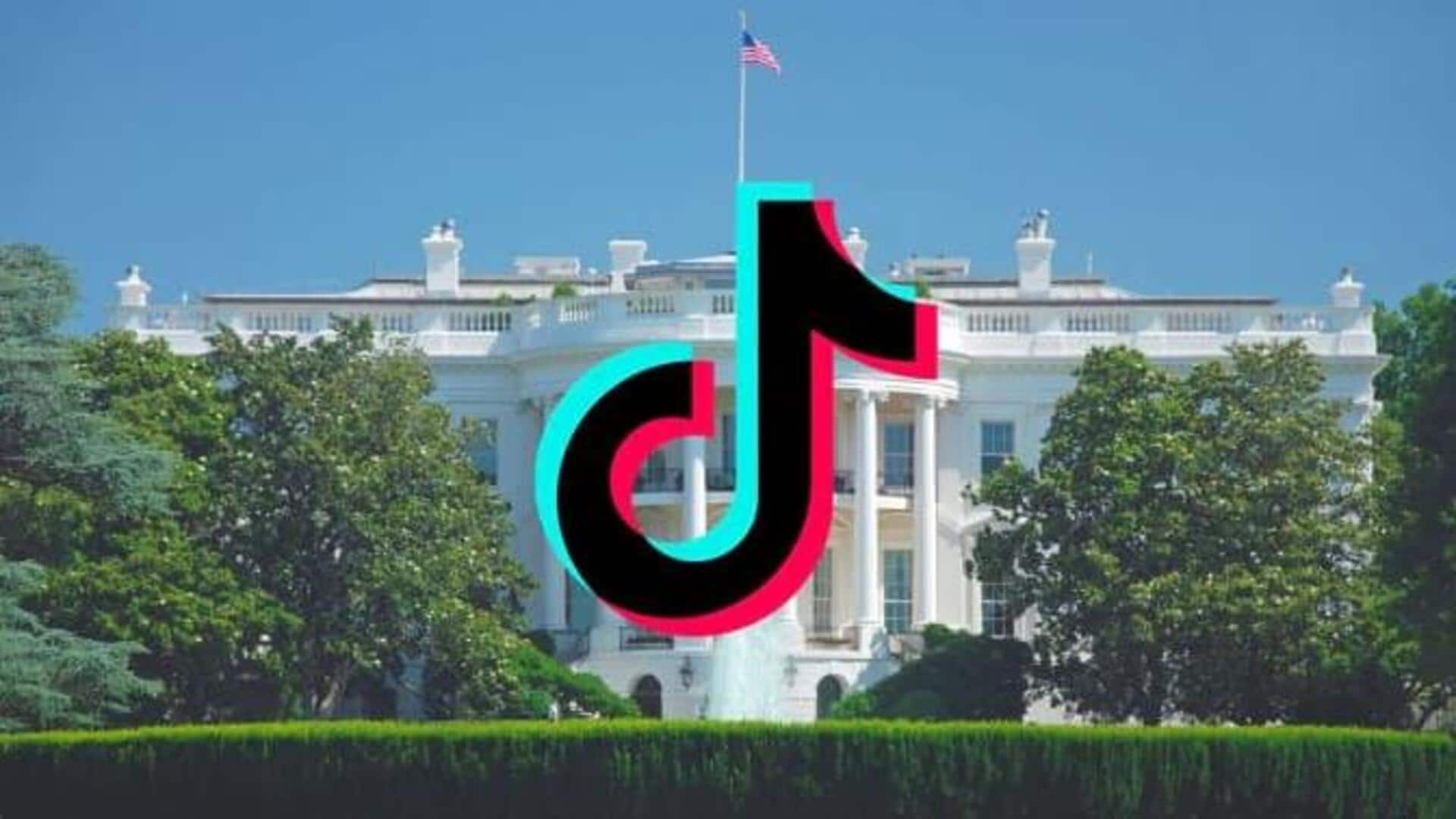 White House joins TikTok amid looming ban in US