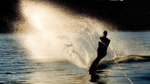 Ever tried barefoot water-skiing?