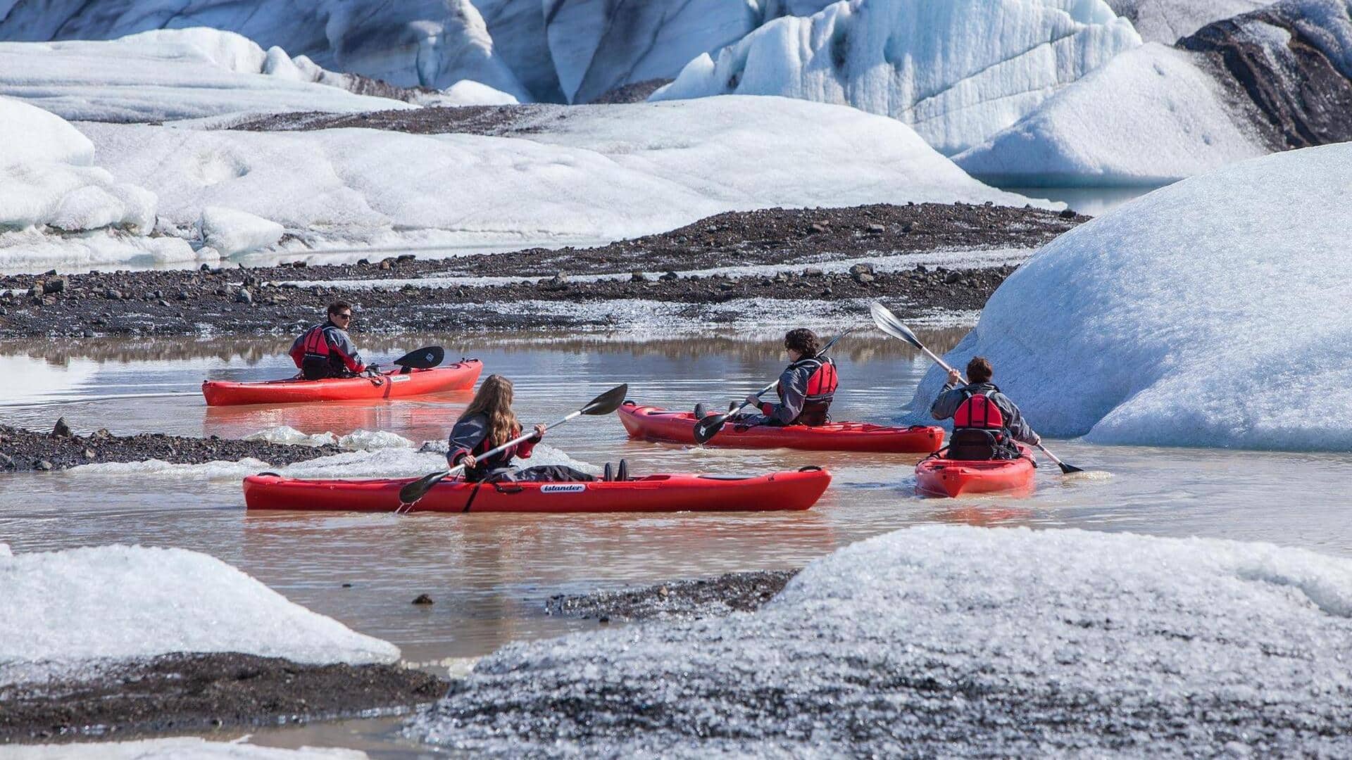 Fancy Iceland trip? Don't skip canoeing in these glacial lakes