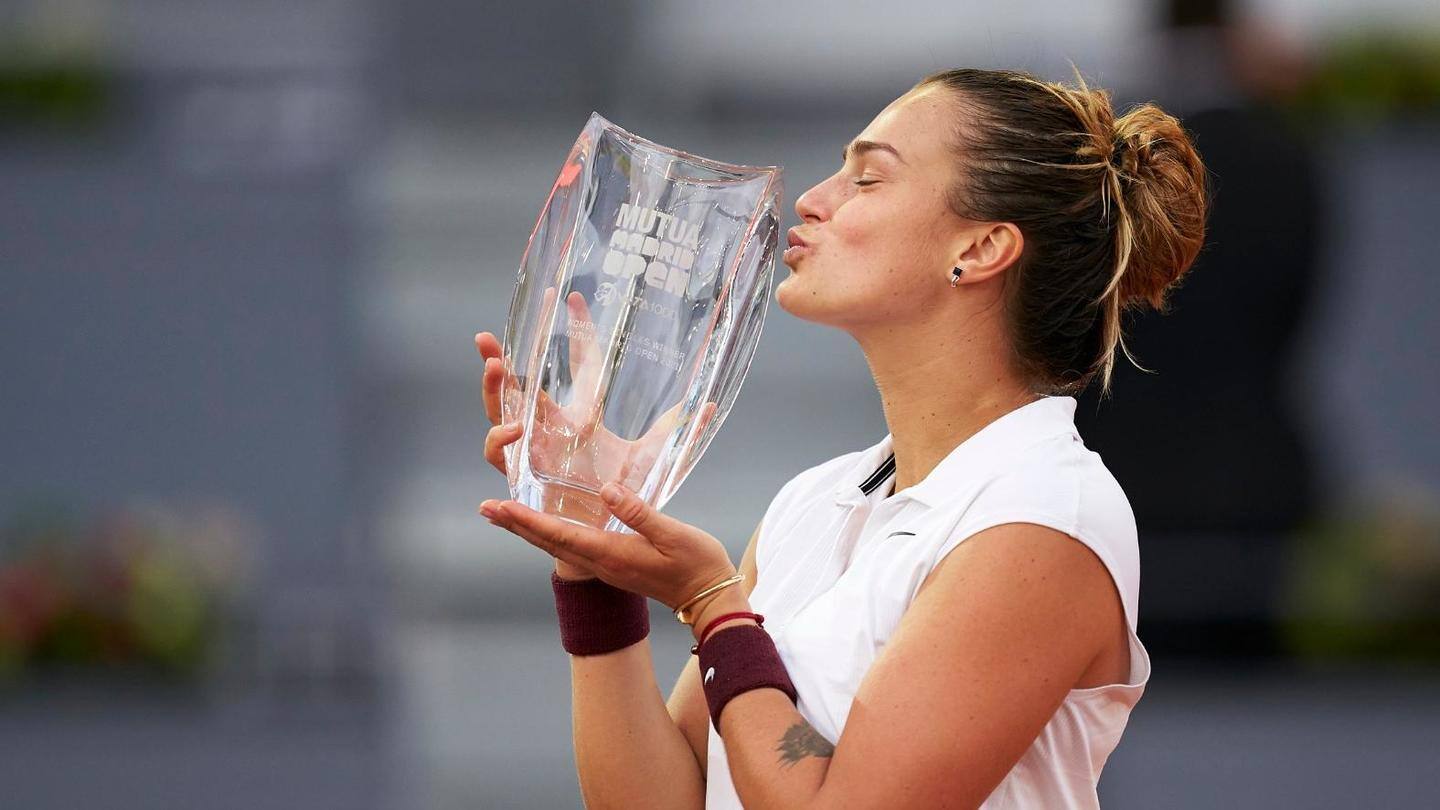 Sabalenka's journey in the Madrid Open Sabalenka's journey in the Madrid Open