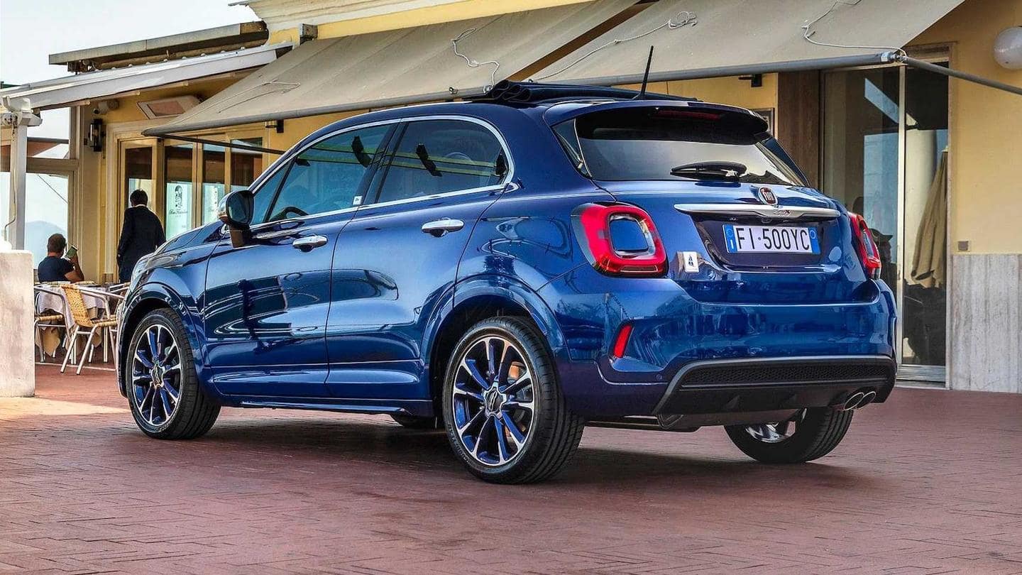 The car has 18-inch wheels and squarish taillights The car has 18-inch wheels and squarish taillights