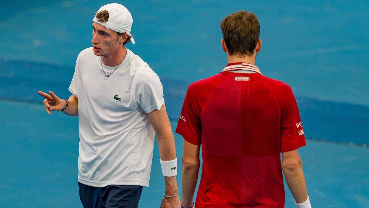 ATP Cup: Daniil Medvedev loses to Ugo Humbert