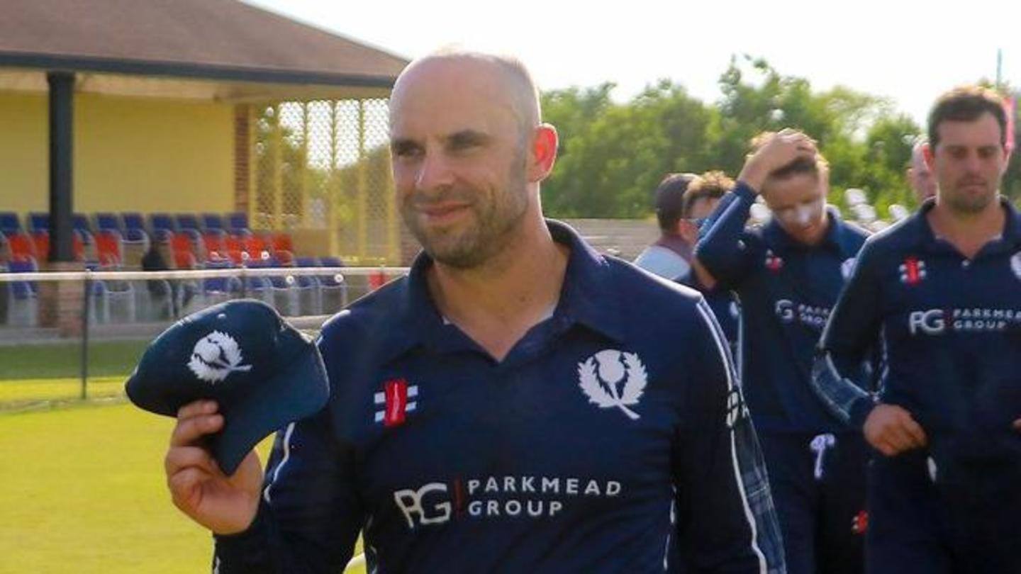 Kyle Coetzer steps down as Scotland's captain: Details here