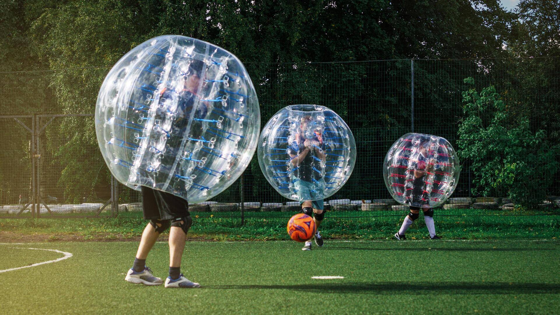 Zorbing: Harnessing the fun of rolling down in spheres