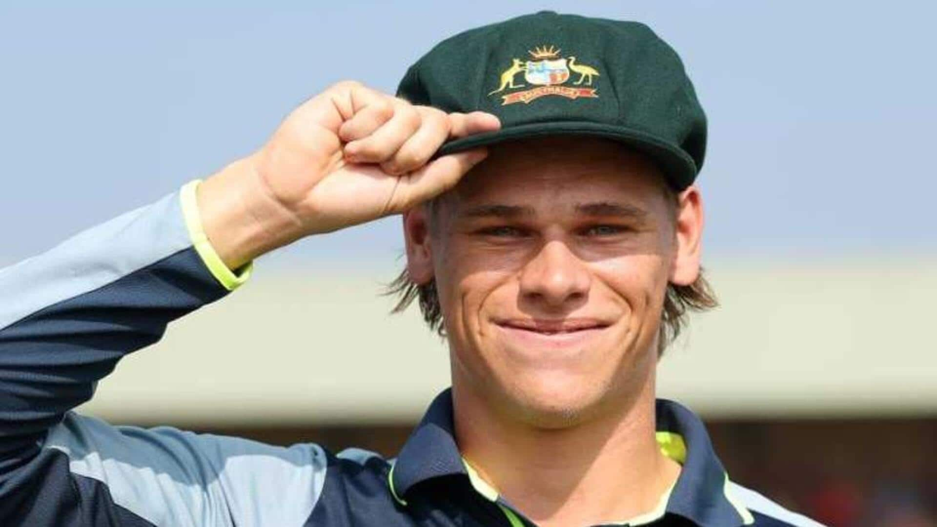 Cooper Connolly becomes fourth-youngest Australian in ICC ODI events