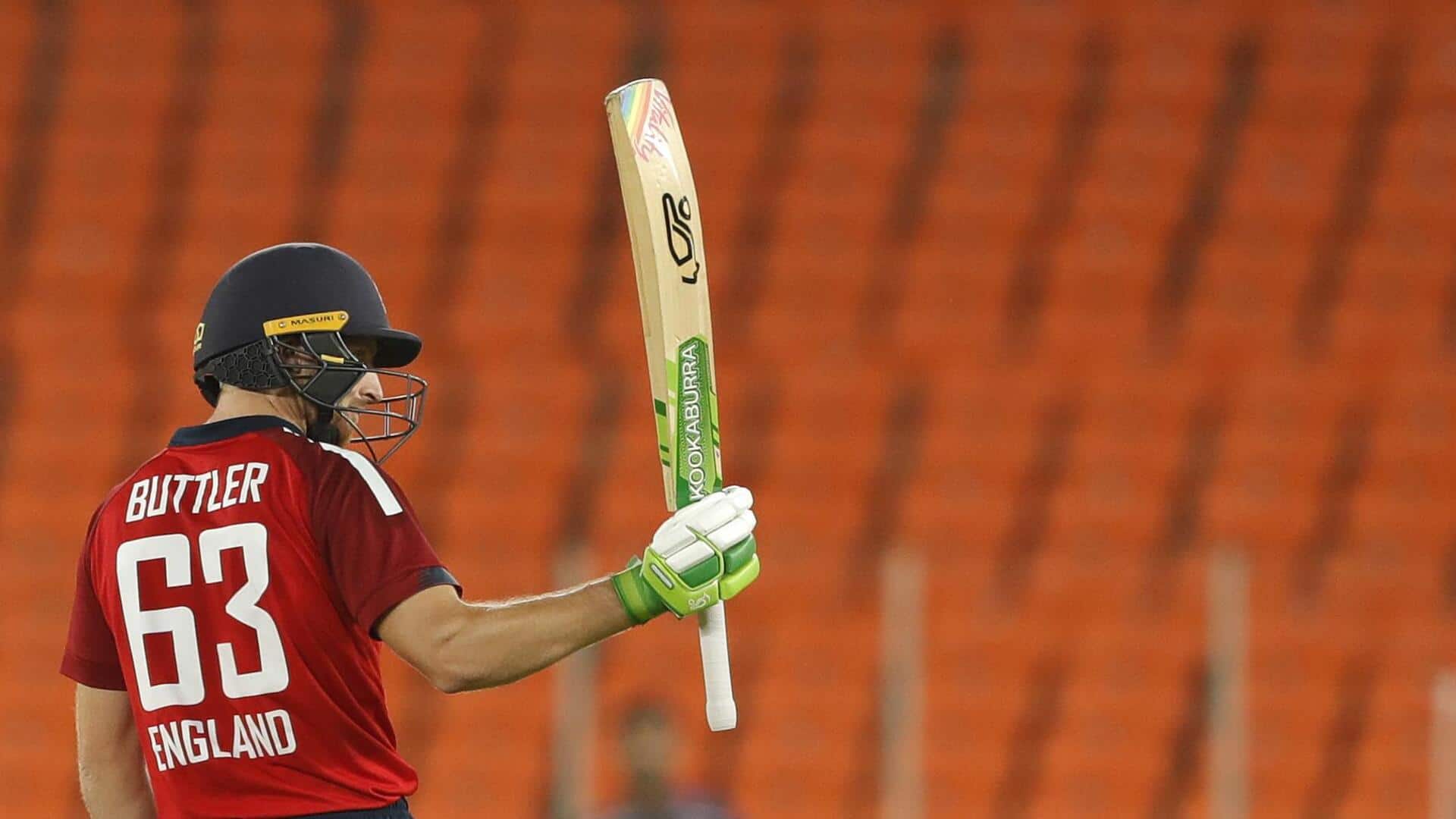 Jos Buttler becomes second Englishman to complete 13,500 T20 runs Jos Buttler becomes second Englishman to complete 13,500 T20 runs