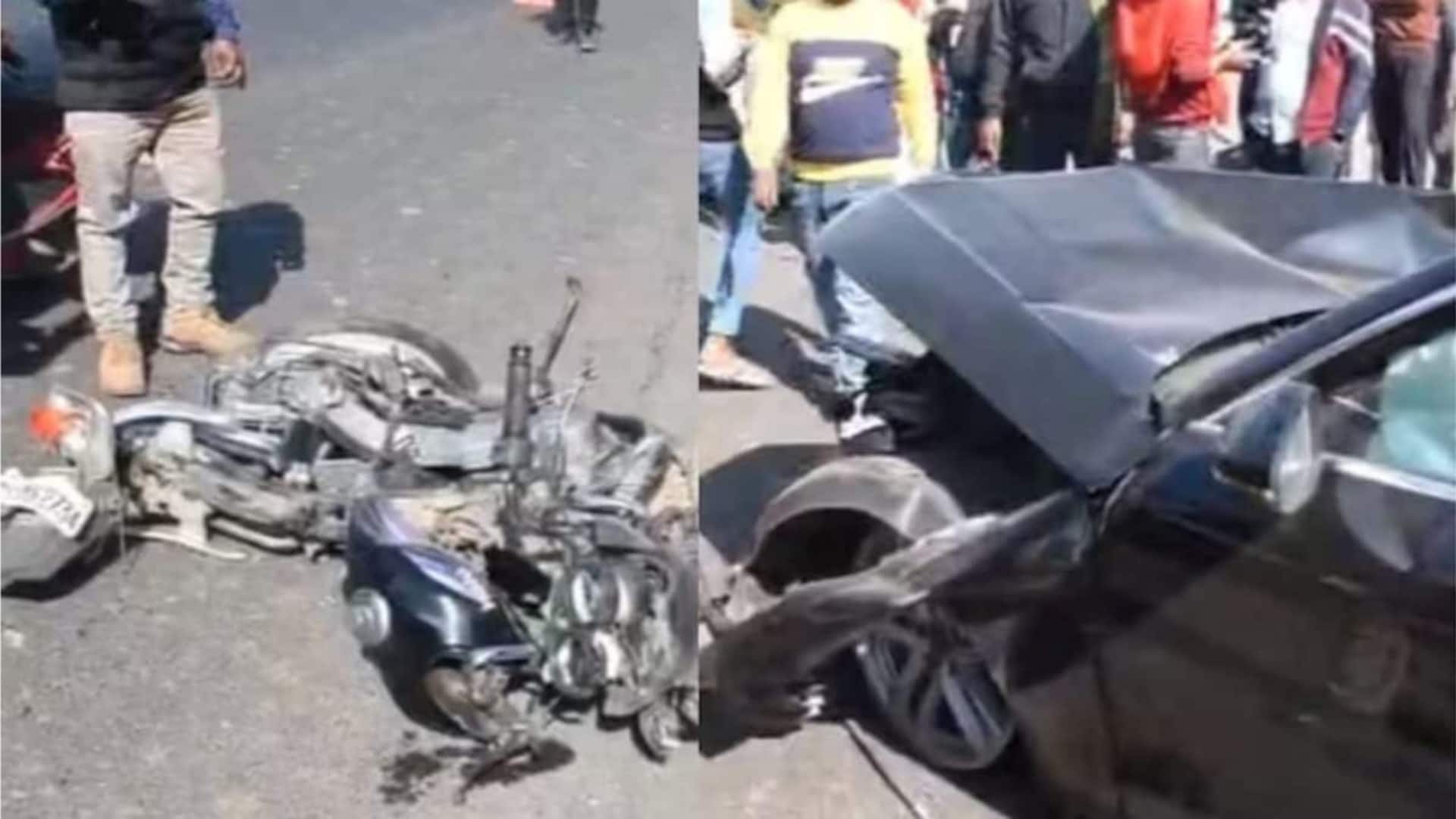 MP: Speeding Audi runs over family on motorcycle, 3 killed