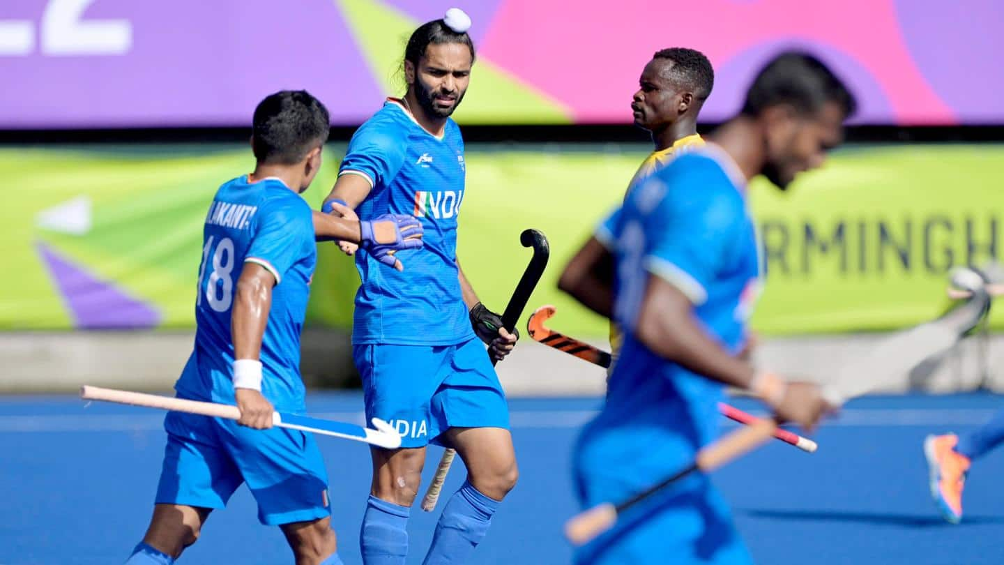 Commonwealth Games: Indian men's hockey team blanks Canada 8-0