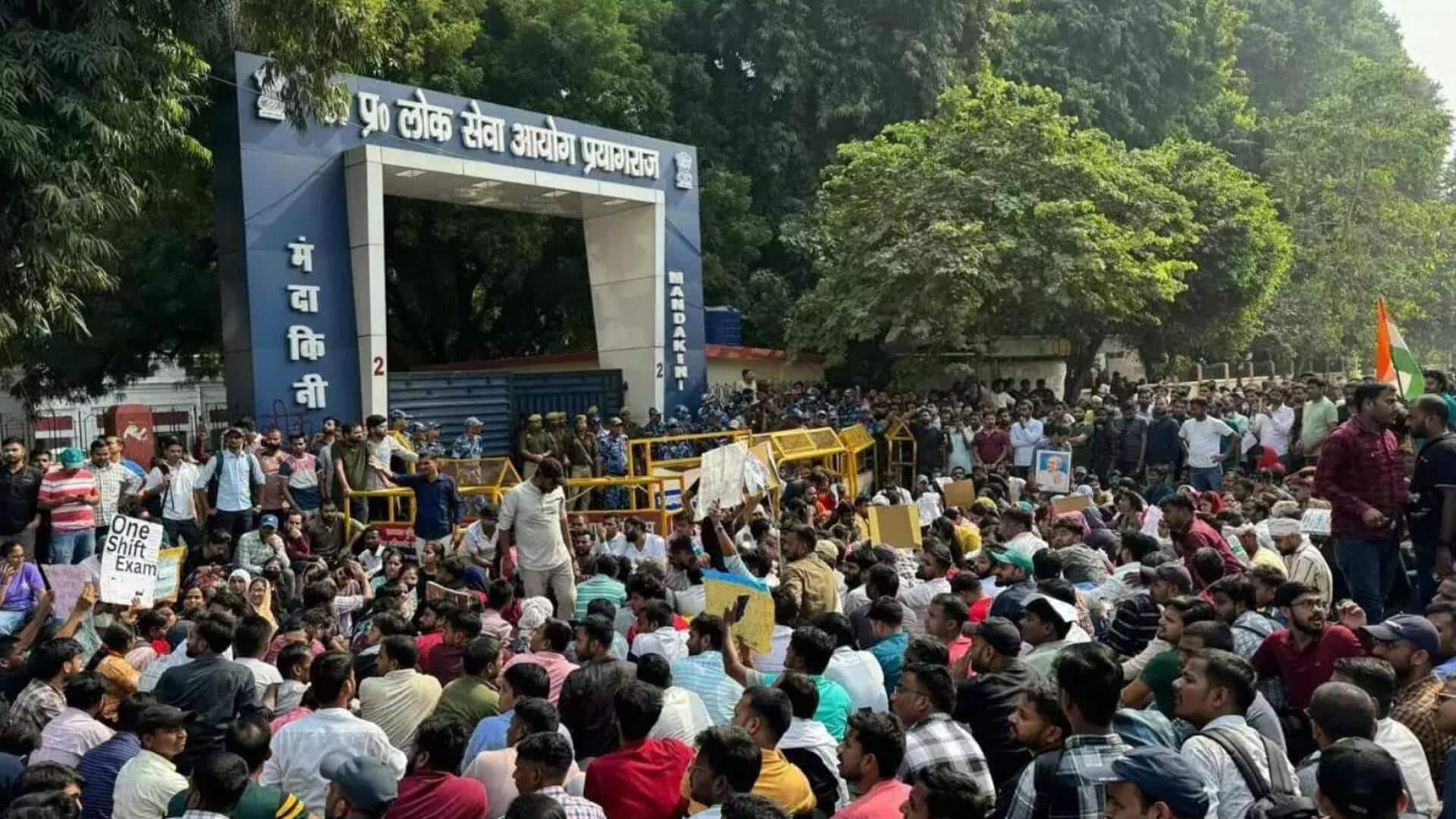 UPPSC rolls back decision on Prayagraj job exam after protests