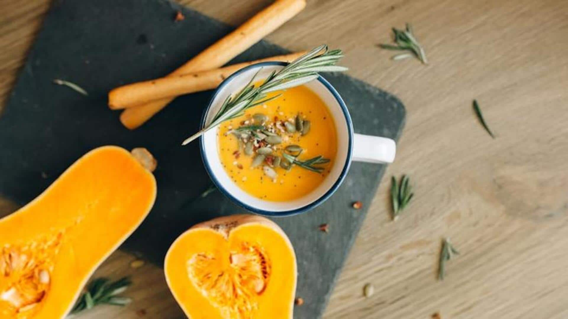 Pumpkin soup: A creamy, healthy swap for tomato soup