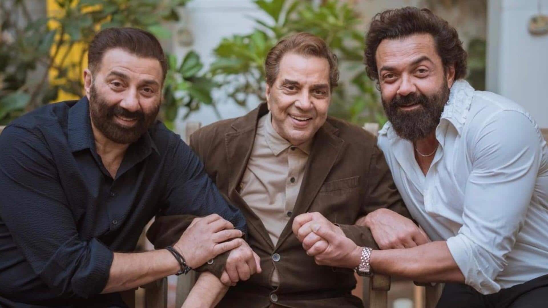 Sunny, Bobby immerse Dharmendra's ashes in Haridwar; emotional clips surface