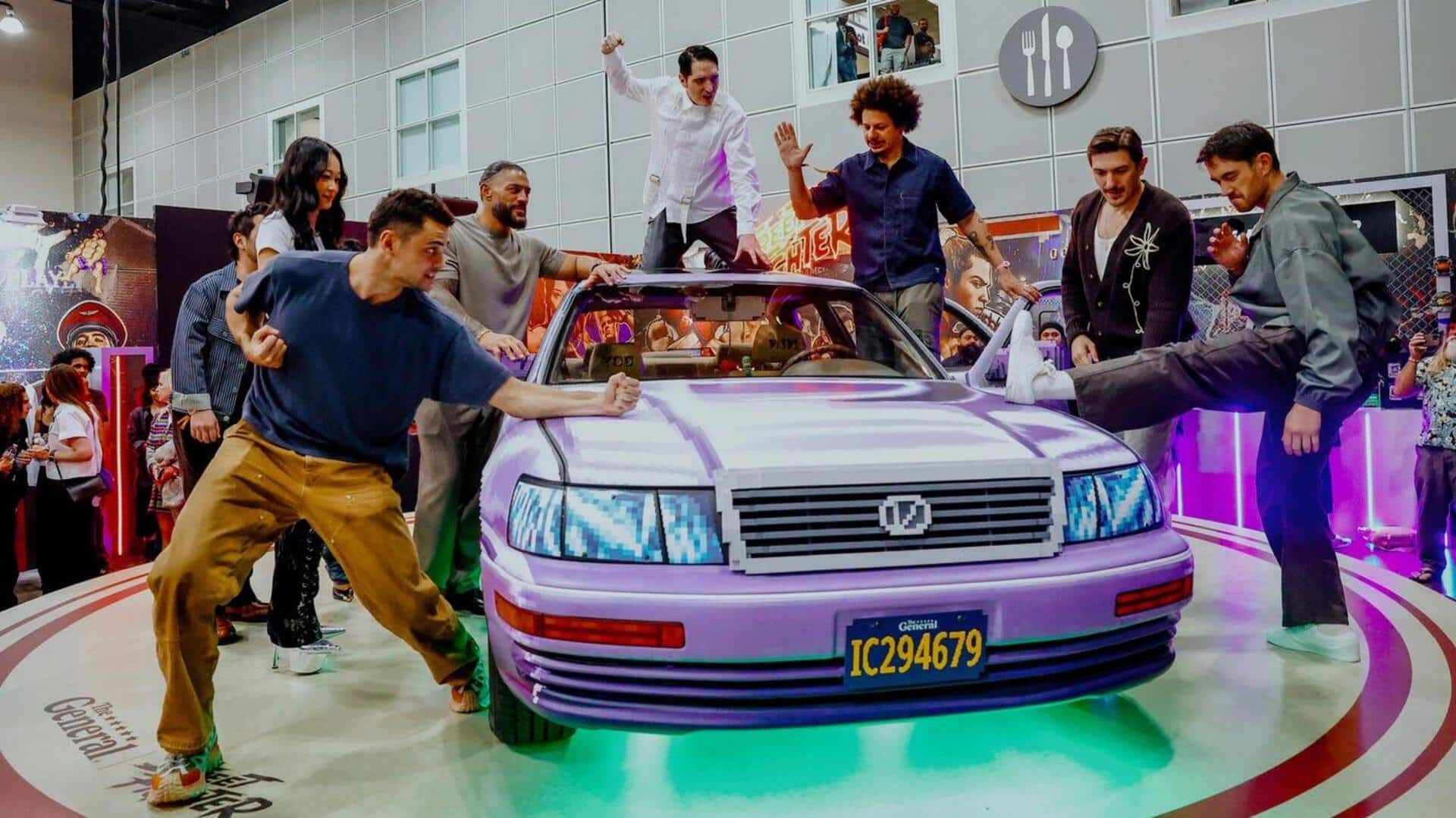 This Lexus has arrived straight out of Street Fighter II