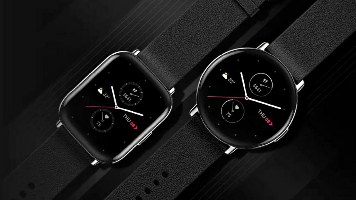 Amazfit ZEPP E smartwatch launched in India at Rs. 9,000