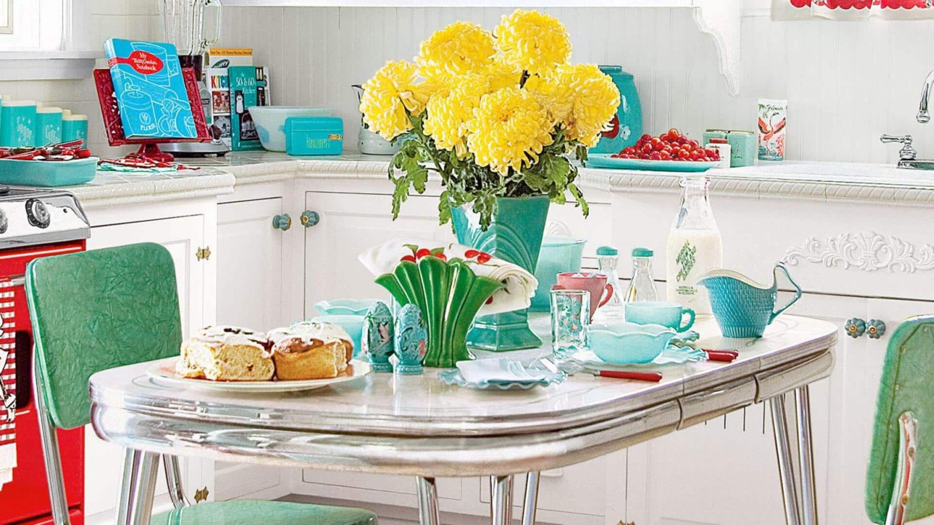 Transform your walls with retro kitchenware